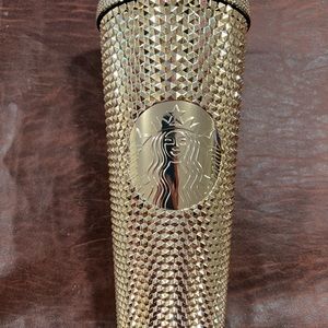 Starbucks Gold Studded Tumbler